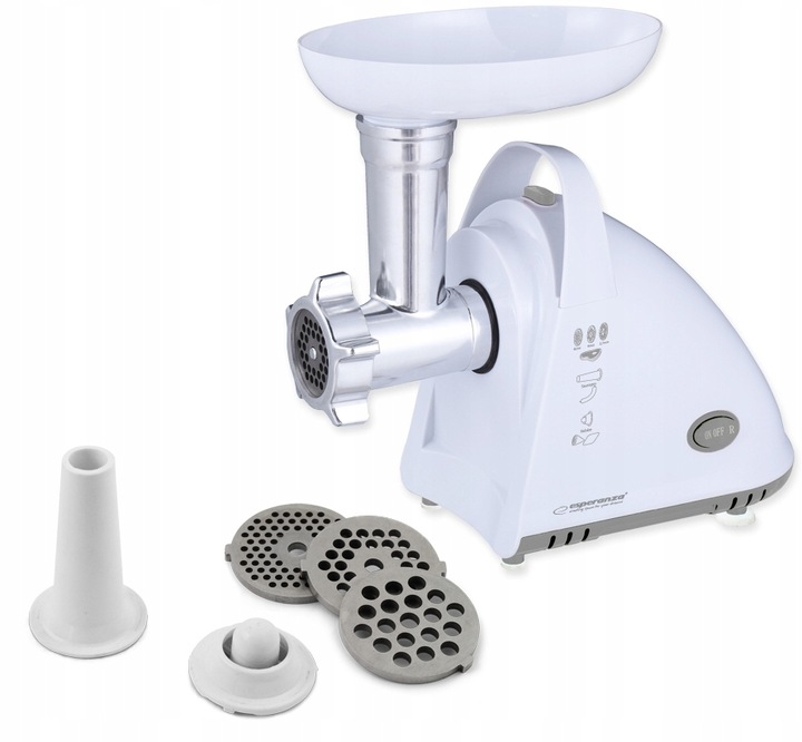 MASZYNKA DO MIELENIA MIĘSA ELEKTRYCZNA DUŻA MOC 2200W + DYSZA DO KIEŁBASY