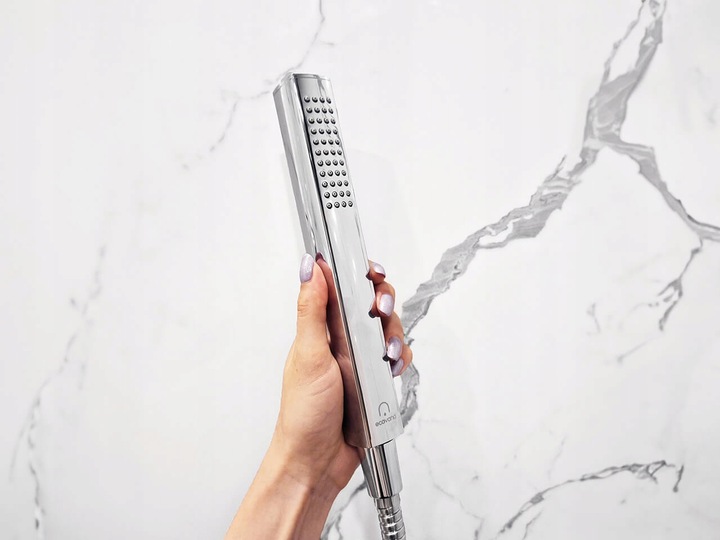 SŁUCHAWKA PRYSZNICOWA designerska ECOVAND POP OSZCZĘDNA -65% WODY 5.7 L/MIN