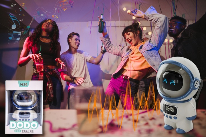 GŁOŚNIK Bluetooth z RADIEM DLA DZIECI bezprzewodowy LAMPKA NOCNA na PREZENT