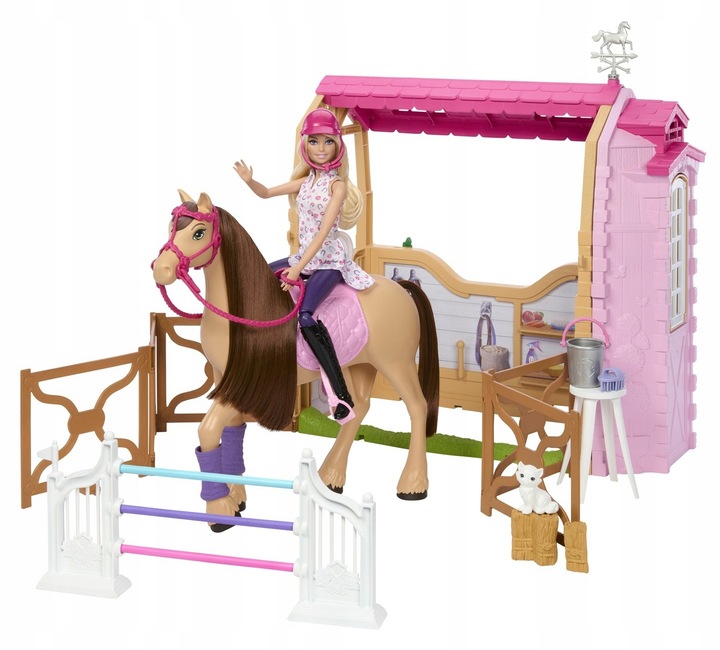 Barbie Stadnina dla Koni Mattel JDN43 Mysteries The Great Horse Chase