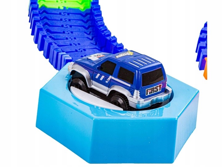 TOR SAMOCHODOWY MAGIC TRACK 5 metrów + 2 AUTKA MOST TUNELE DRZEWA WIADUKT