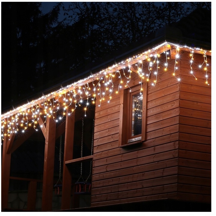 SOPLE LED 510 LAMPKI BIAŁE CIEPŁE 25M ZEWNĘTRZNE IP44