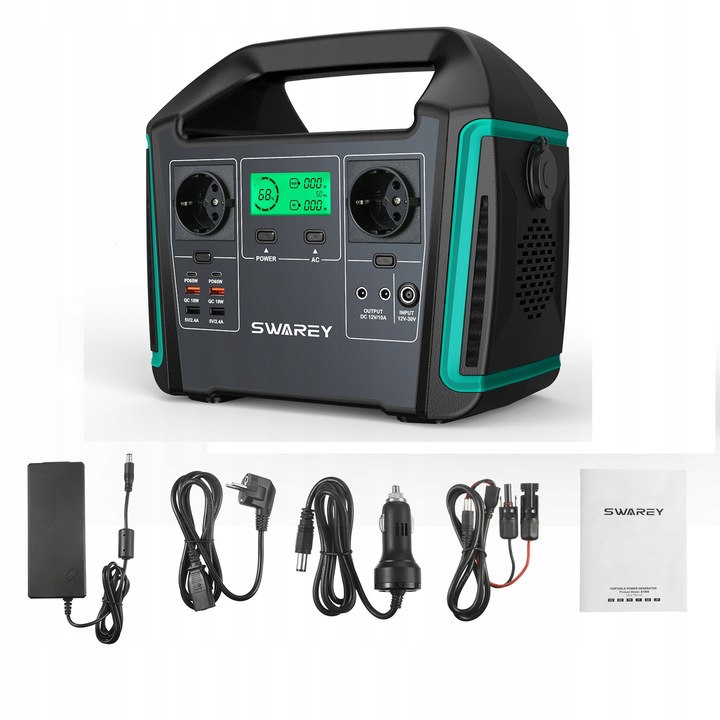 STACJA ZASILANIA SWAREY 725.76Wh Solar GENERATOR TYPE-C QC3.0