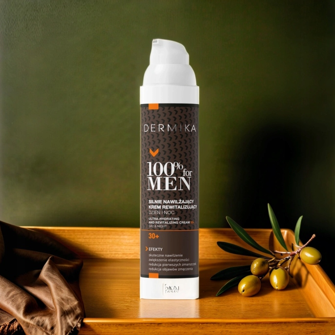 DERMIKA Krem Do Twarzy Dla Mężczyzn 30+ Krem Nawilżający 100% For Men 100ml