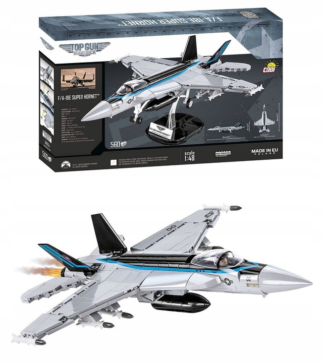 COBI 5805A SAMOLOT BOEING F/A-18E SUPER HORNET TOP GUN MAVERICK NOWA WERSJA