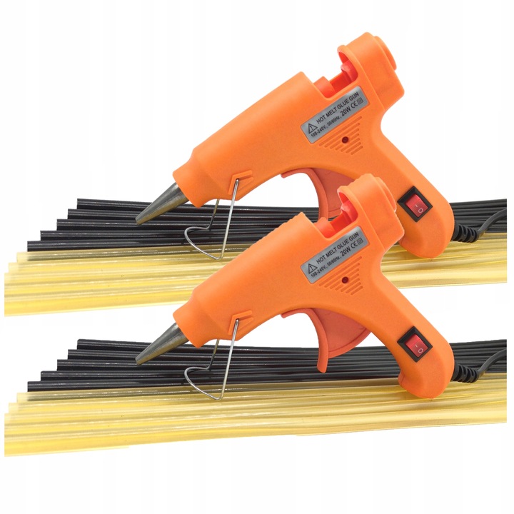 MINI PISTOLET DO KLEJU KLEJENIA NA GORĄCO CIEPŁO + KLEJ LASKI SZTYFTY X10