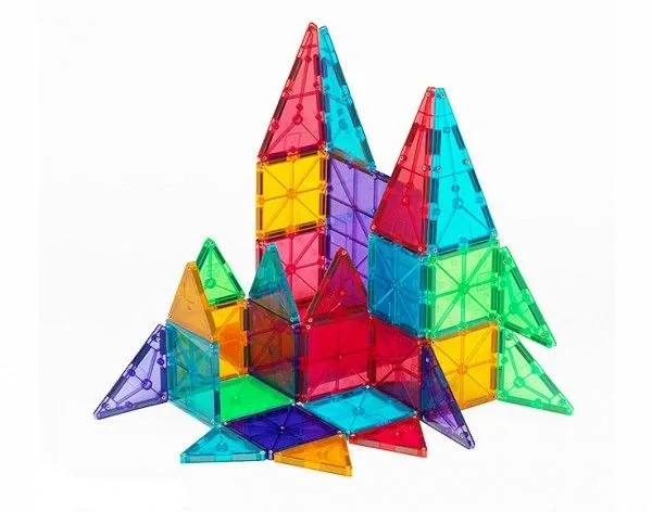 MAGNA TILES Klocki Magnetyczne Konstrukcyjne Classic 100 elementów