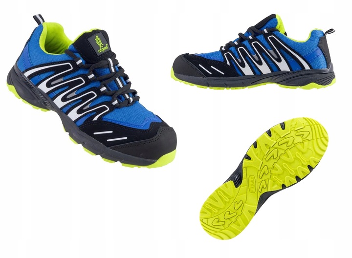 LEKKIE buty robocze SPORTOWE półbuty PRZEWIEWNE 242 S1 z podnoskiem r. 44