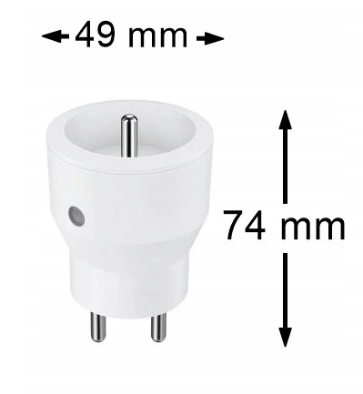 Gniazdo Pojedyncze Bezprzewodowe MINI sterowane zdalnie Pilotem 3szt. 230V