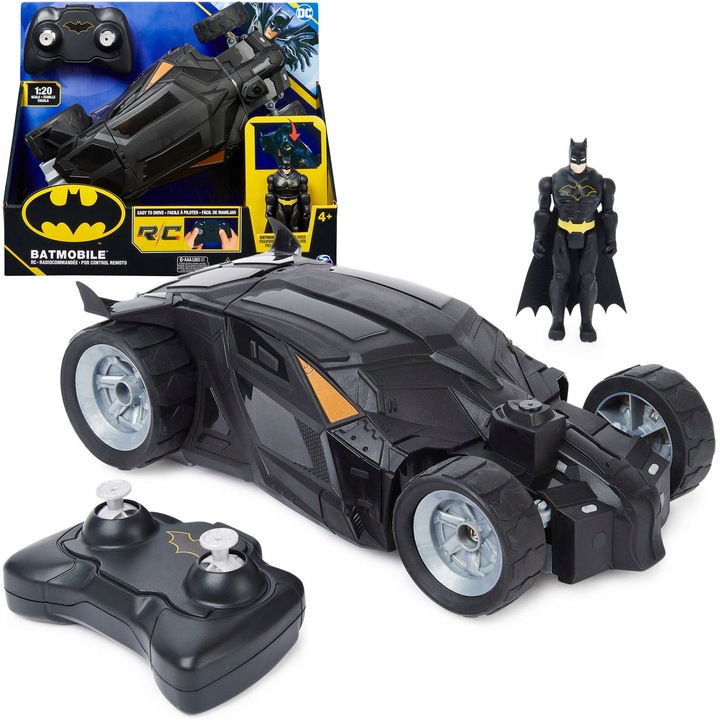 BATMAN BATMOBILE ZDALNIE STEROWANY POJAZD AUTO RC DC COMICS