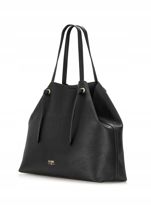 OCHNIK Duża czarna torebka shopper TOREC-0995A-99(Z25)