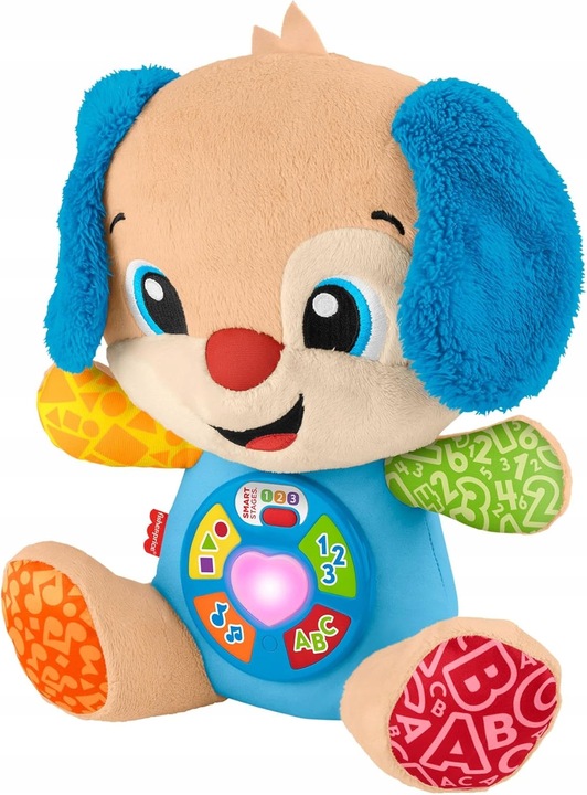 FISHER PRICE SZCZENIACZEK UCZNIACZEK zabawka interaktywna dla maluszka JFD