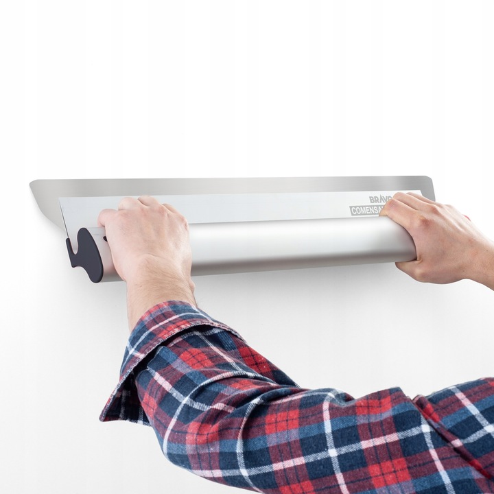 COMENSAL Szpachla aluminiowa do gładzi z wymiennym ostrzem 60 cm