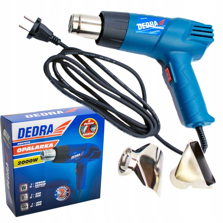 DEDRA OPALARKA ELEKTRYCZNA DED7970 II-biegi 2000W