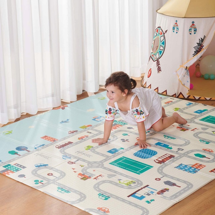 Piankowa dwustronna MATA edukacyjna 180x200 (I166)