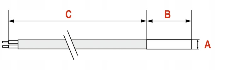 Czujnik temperatury Pt100 uniwersalny -50...400C