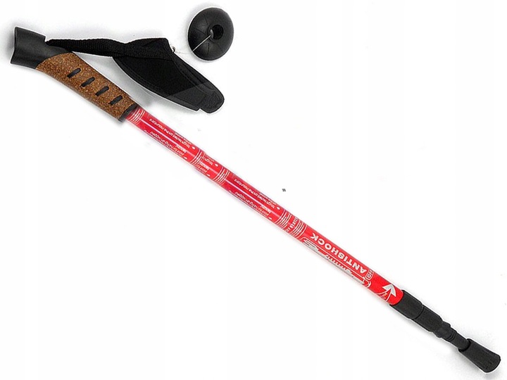 6W1 HQ Kijki Nordic Walking Aluminiowe Kije Trekkingowe Uchwyt Korek