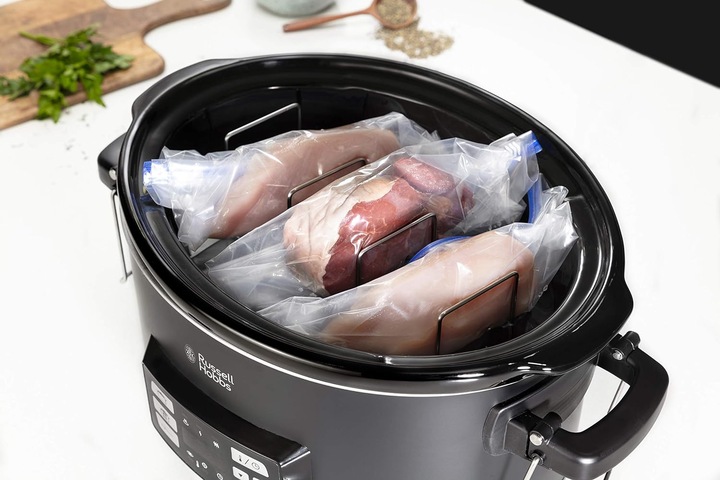 Wolnowar 3w1 Russell Hobbs Slow Cooker 6,5l Slow Cooker, Sous Vide