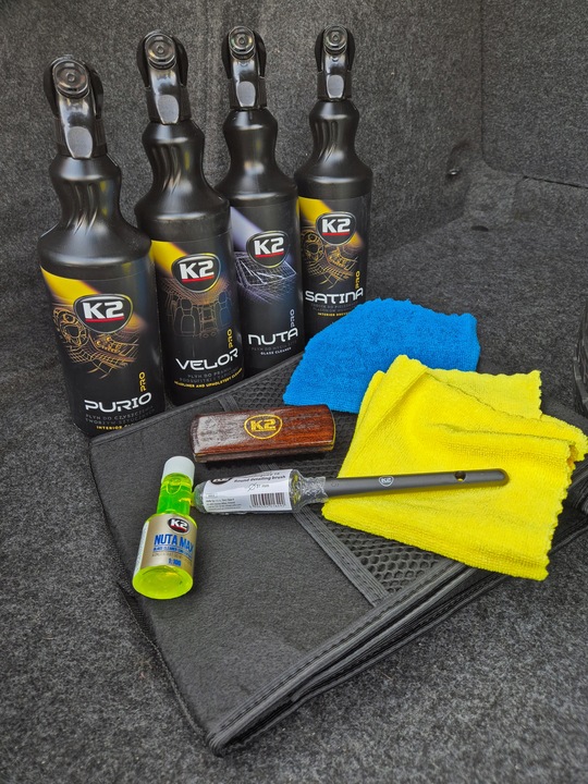 K2 PRO ZESTAW KOSMETYKÓW AUTA DETAILING CZYSZCZENIA SAMOCHODU XL na PREZENT
