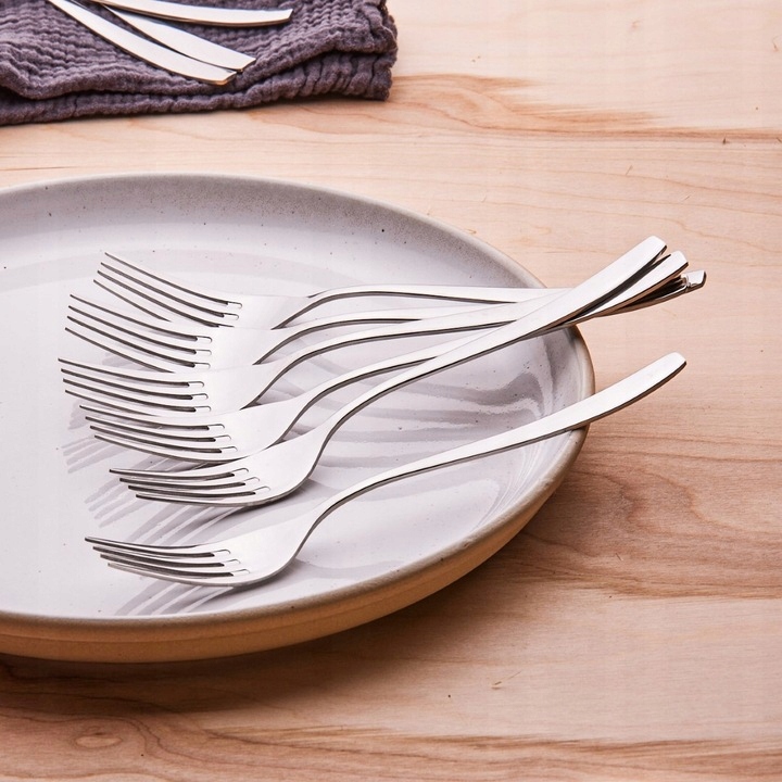 Sztućce Komplet na 6 osób Altom Design Planet srebrny połysk 24 elementy