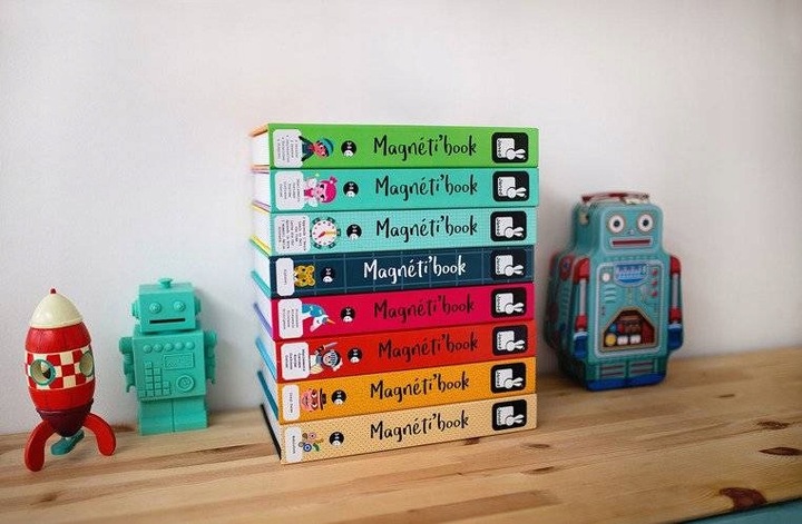 Układanka magnetyczna Magnetibook Uczę się zegarka, dla dzieci, 3+, Janod