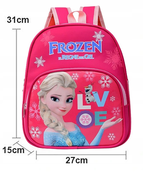Plecak dla dzieci dziewczynki szkolny FROZEN do szkoły przedszkola
