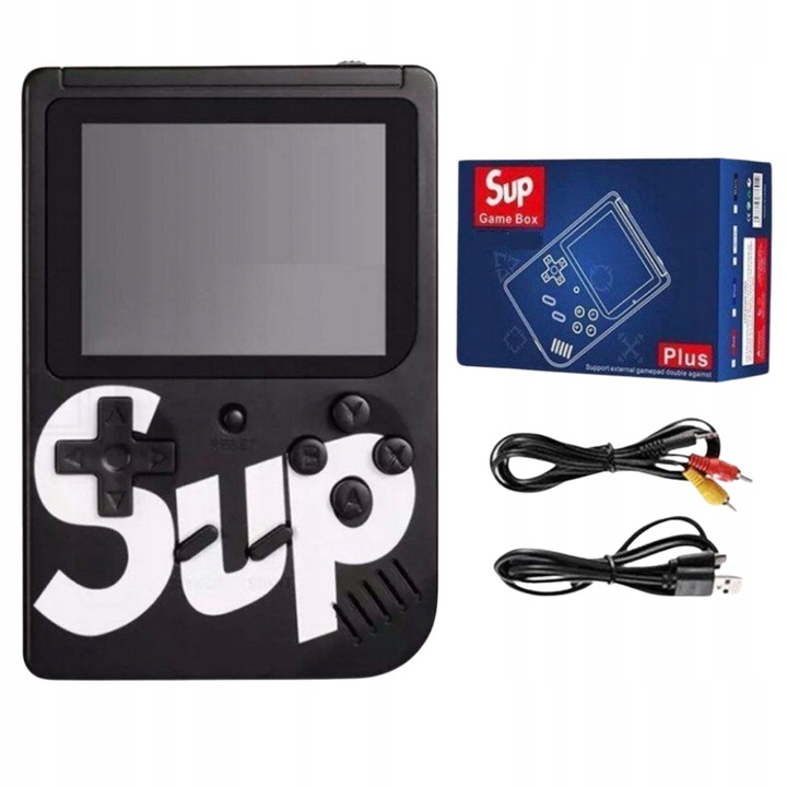Przenośna GRA MINI KONSOLA DO GIER SUP Game Box 400 GIER Mix Kolorów