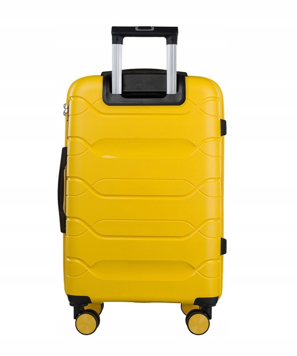 Walizka Średnia Podróżna Na Kółkach Twarda Lekka PUCCINI Żółta PP020B-1-6