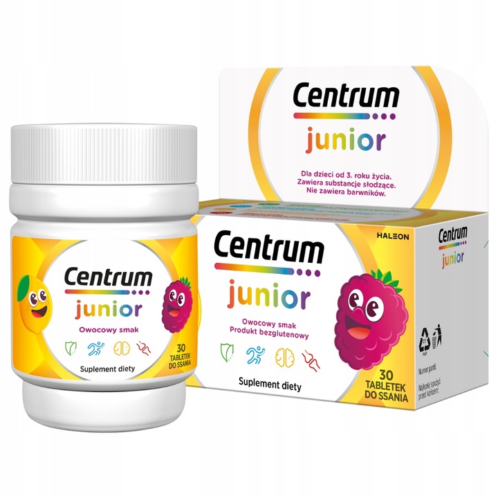 Centrum Junior Witaminy dla Dzieci 3x30 Tabletek