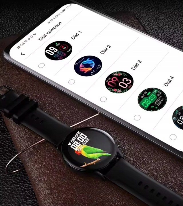 ZEGAREK SMARTWATCH SPORTOWY ROZMOWY MĘSKI DAMSKI POLSKIE MENU CZARNY 2PASKI