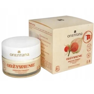 ORIENTANA Krem Odżywczy Do Twarzy Ashwaganha Żeń Szeń Papaja 40g