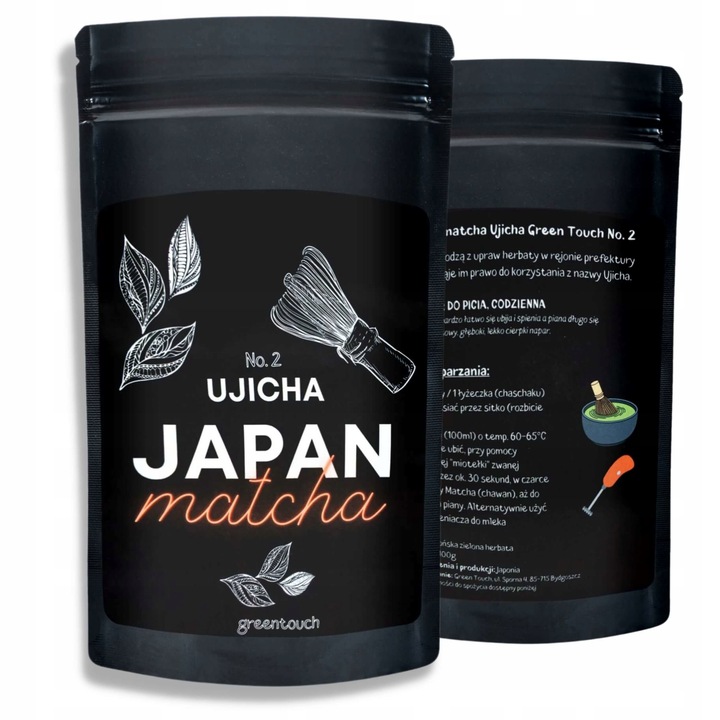 Herbata matcha japońska 100g Ujicha codzienna