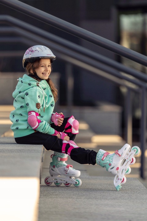 Rolki-Wrotki Regulowane 3w1 Croxer Inez 30-33 LED