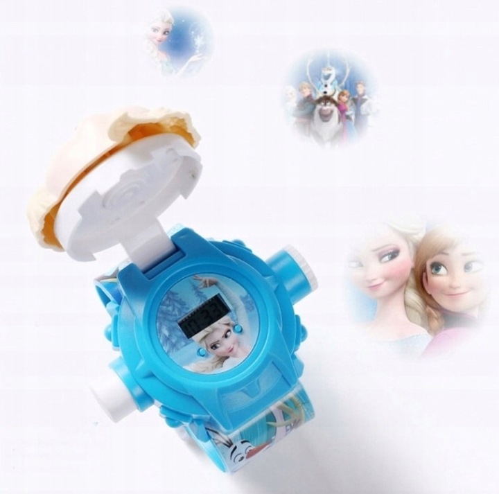 Zegarek 3D z projektorem Frozen Elsa