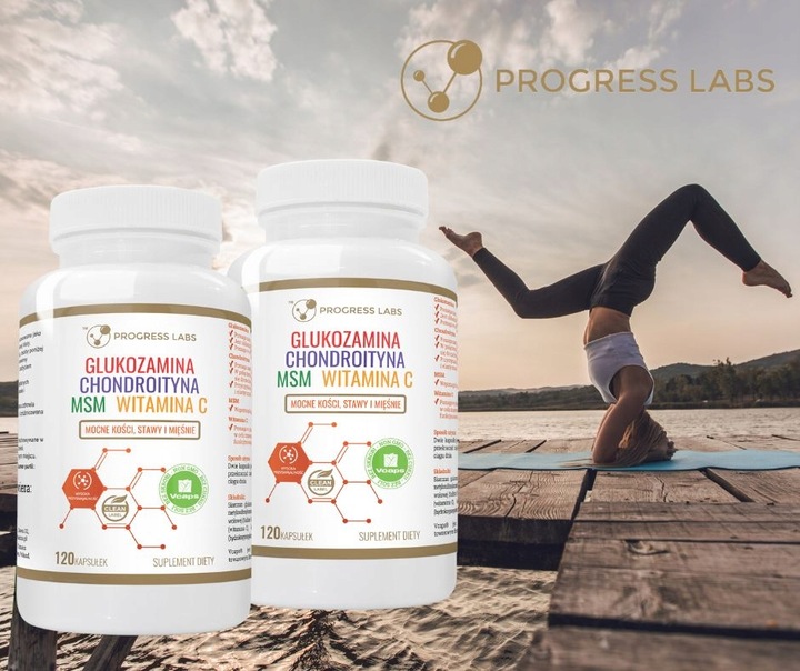 GLUKOZAMINA CHONDROITYNA MSM WITAMINA C STAWY 240k