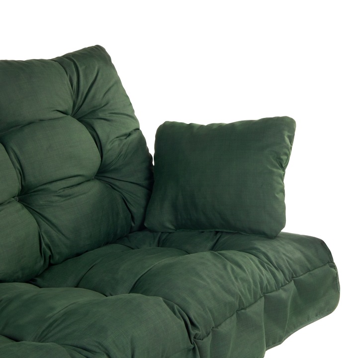 466751 Poduszki na huśtawkę ławkę ogrodową 170 cm z daszkiem Ravenna PATIO