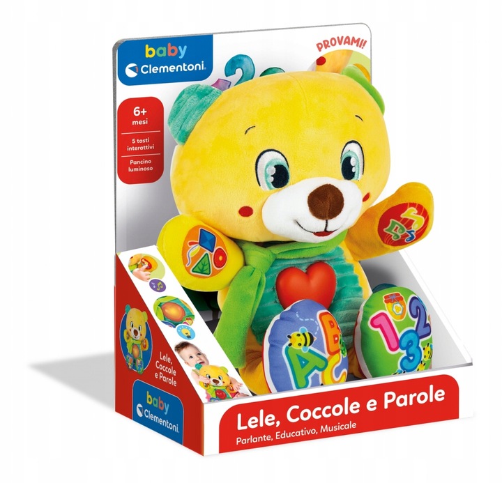 Zabawka dla dzieci pluszak Interaktywny Misiek Lelek 2.0 Clementoni