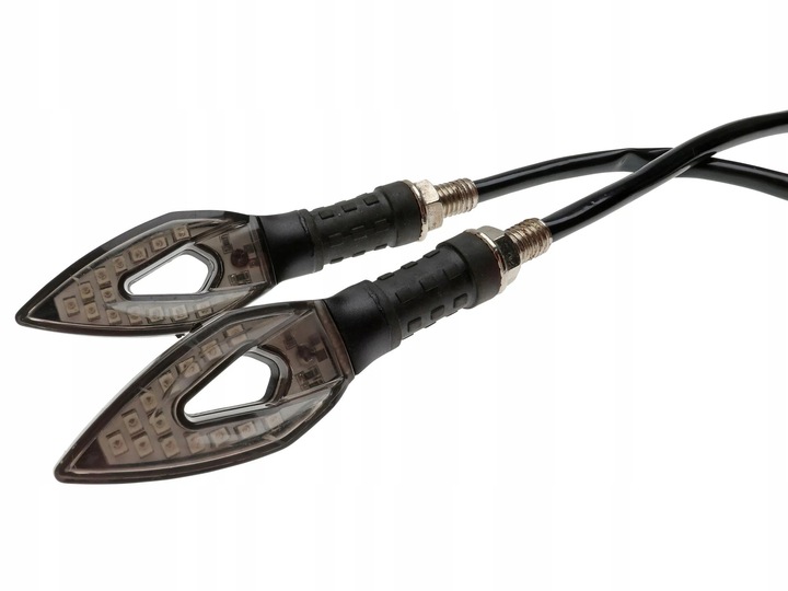 4 KIERUNKOWSKAZY MOTOCYKLOWE LED DO SKUTERA MOTOCYKLA QUAD KIERUNKI MIGACZE