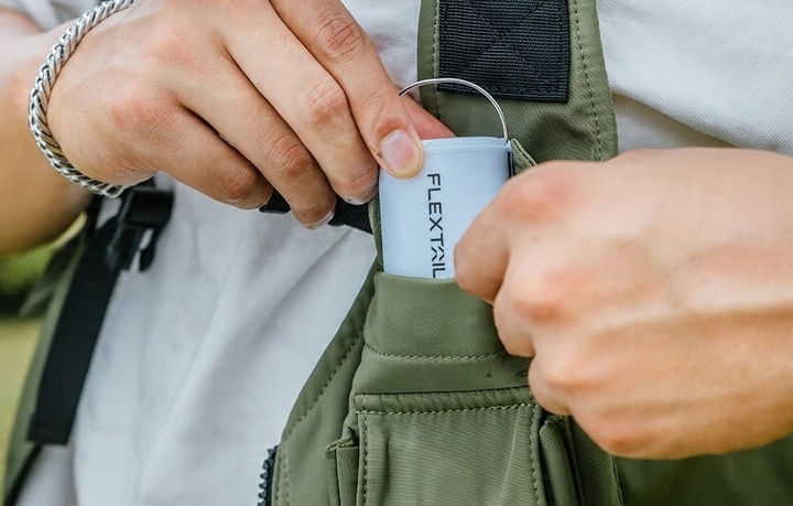 Flextail Bezprzewodowa Pompka Próżniowa Mini 3w1 Tiny Pump 2x Z Lampką