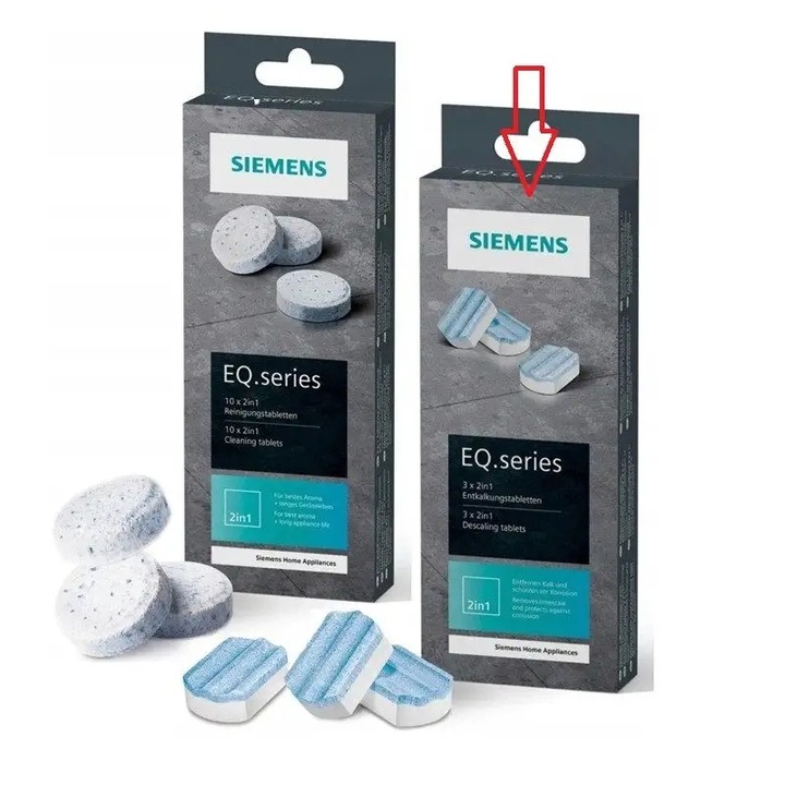 Odkamieniacz w tabletkach ekspresu Siemens TZ80002