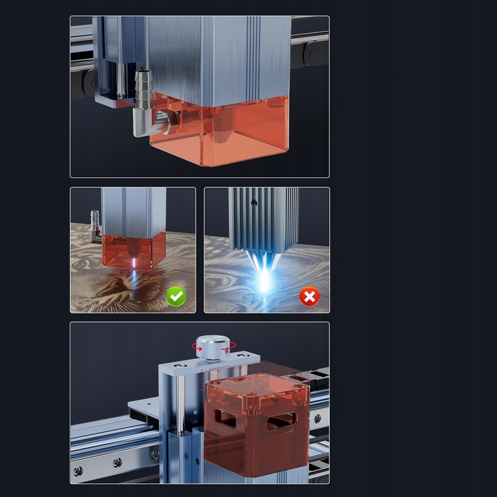 Nowa grawerka wycinarka laserowa ATOMSTACK A5 V2 400x400mm