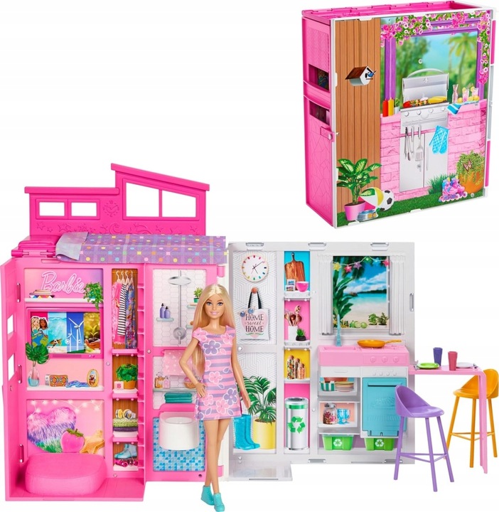 BARBIE DOMEK Dla Lalek Zestaw Do Zabawy