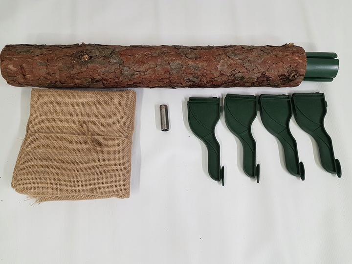 Sosnowy pień do choinki sztucznej na pniu wys. 70 cm, śr. 8 cm