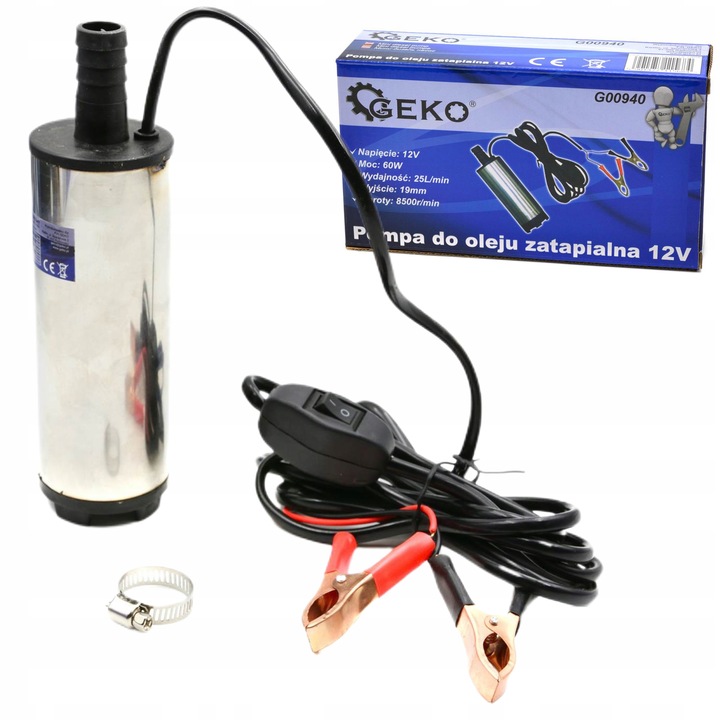 POMPKA POMPA CPN PALIWA OLEJU ROPY WODY 12V 52MM