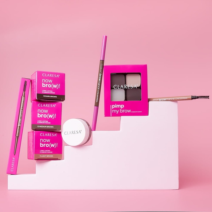 Claresa Kredka do brwi konturówka automatyczna szczoteczka BROWMANCE 02