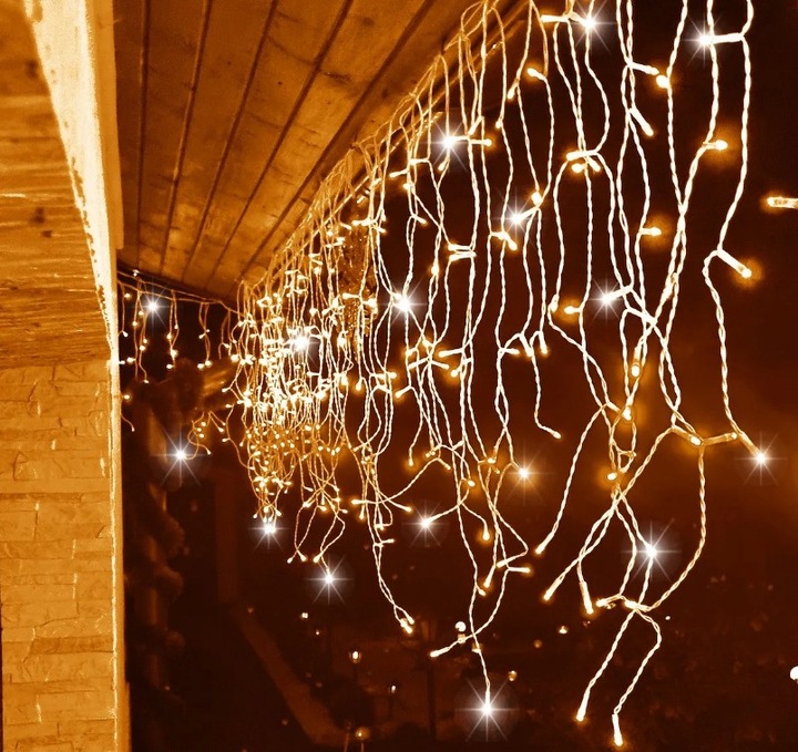 SOPLE FLASH 500 LED ZEWNĘTRZNE BIAŁE CIEPŁE CHOINKOWE lampki z Flashem