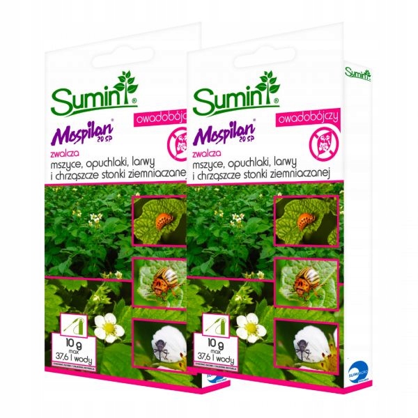 MOSPILAN 20SP Zwalcza Szkodniki Środek OWADOBÓJCZY Mszyca Opuchlaki Larwyx2
