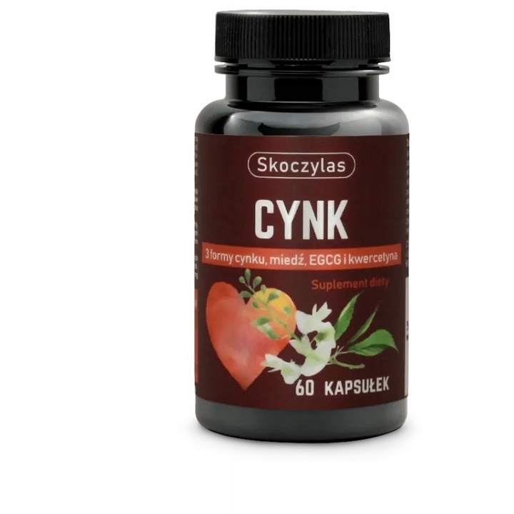 Skoczylas, Cynk 3 formy, miedź, EGCG i kwercetyną, 60 kaps. WITALNOŚĆ