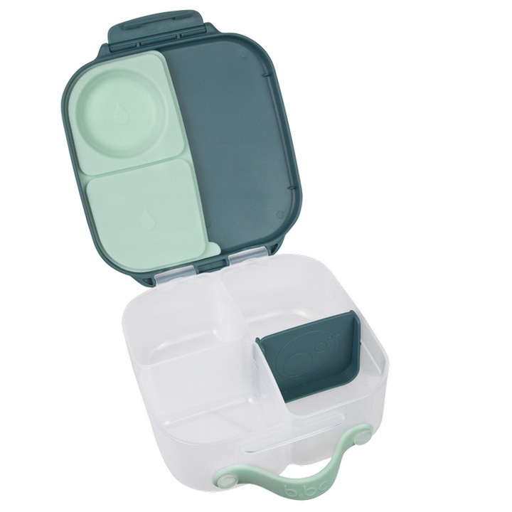 LUNCHBOX Pudełko BIG 2000 ml Śniadanie Obiad Przegrody Emerald B.box 2L