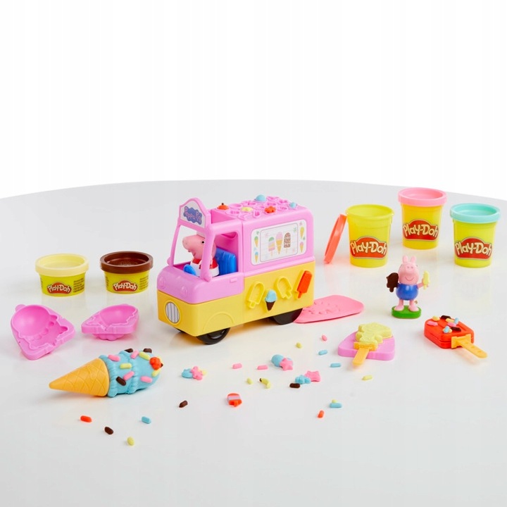 Play-Doh Świnka Peppa Samochód z lodami Hasbro F3597